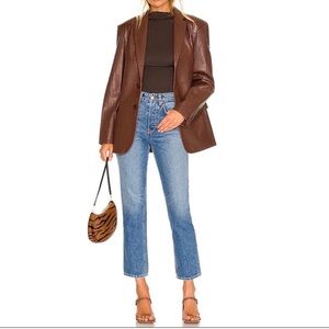 GRLFRND The Karolina High Rise Straight Crop Jeans Size 26